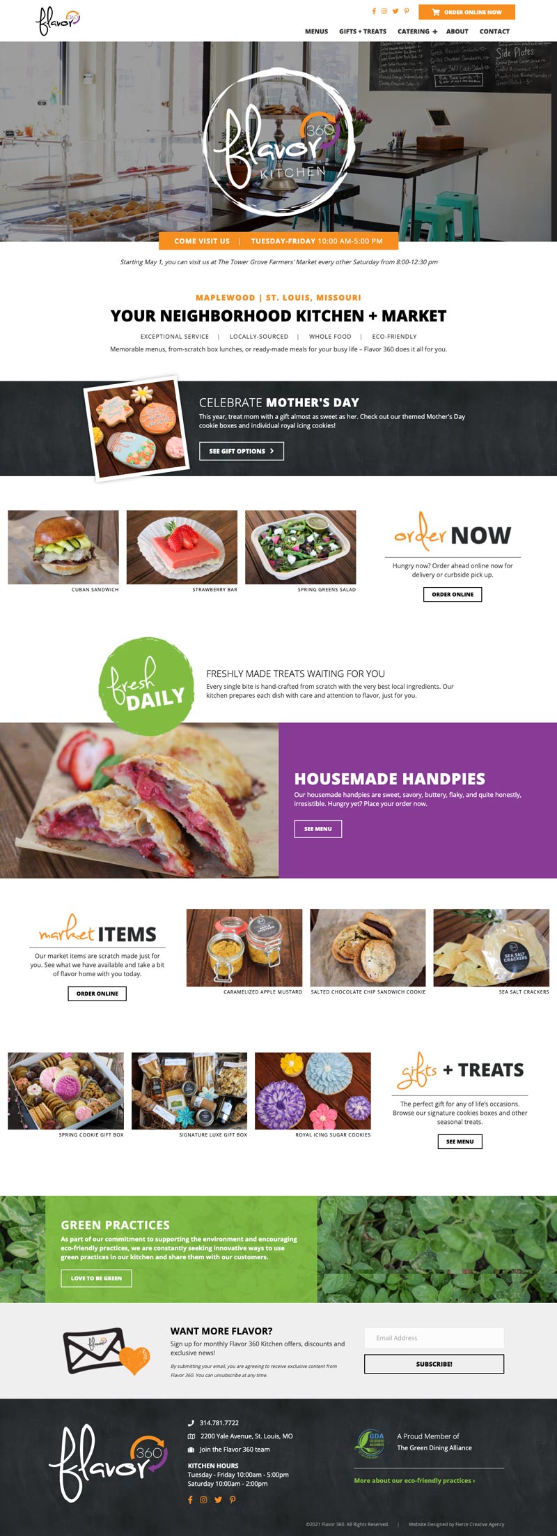 Flavor 360 Homepage