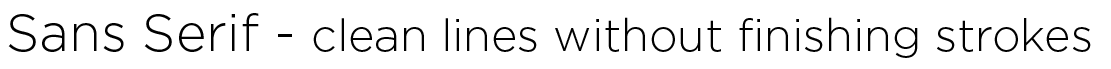 san serif