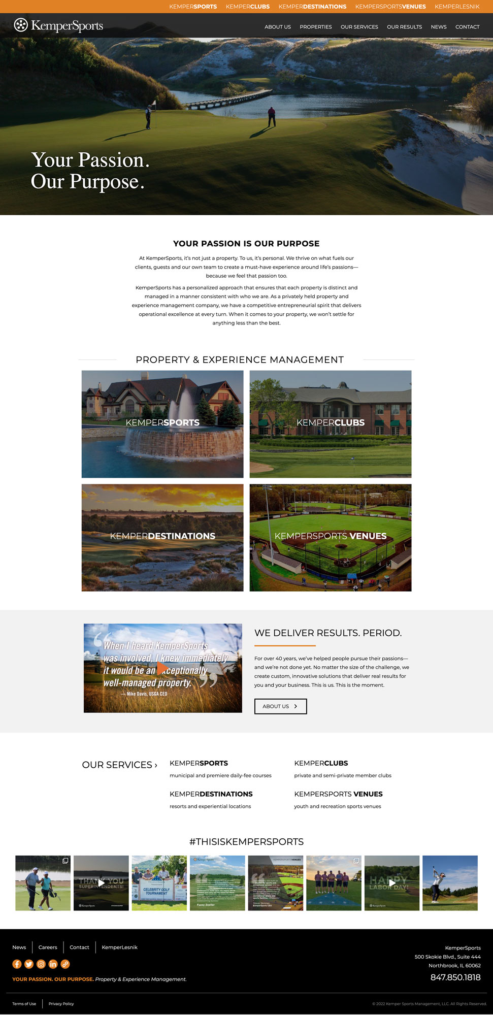 kempersports Homepage