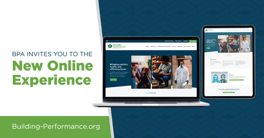 Building Performance Association Announcement Graphic